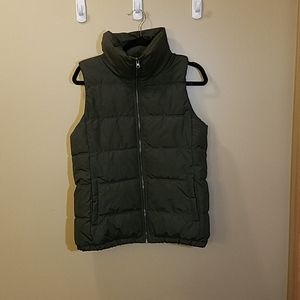 HUNTER GREEN puffer vest